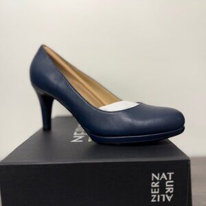 Naturalizer Womens Michelle Navy Classic High Heel Pump